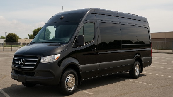 Exterior of Austintown Party Bus Company's 15 Passenger Party Bus in Austintown