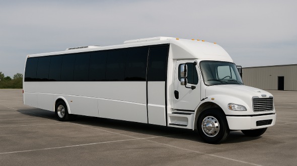 Exterior of Bowling Green Party Bus Company's 28 Passenger Party Bus in Bowling Green