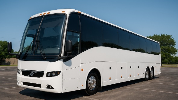 Exterior of Ohio Party Bus Company's 44 Passenger Charter Bus in Ohio