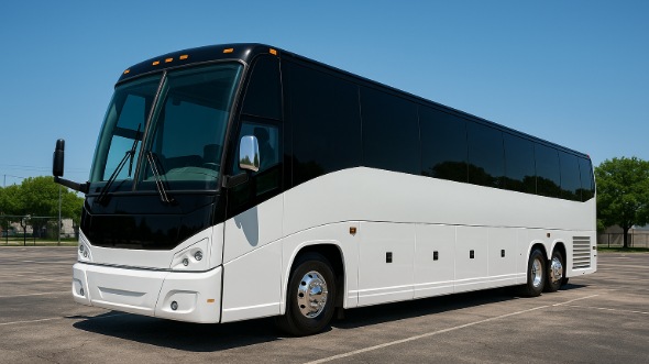 Exterior of Parma Party Bus Company's 50 Passenger Party Bus in Parma