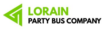 lorain party bus company logo