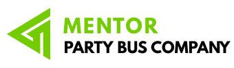 mentor party bus company logo